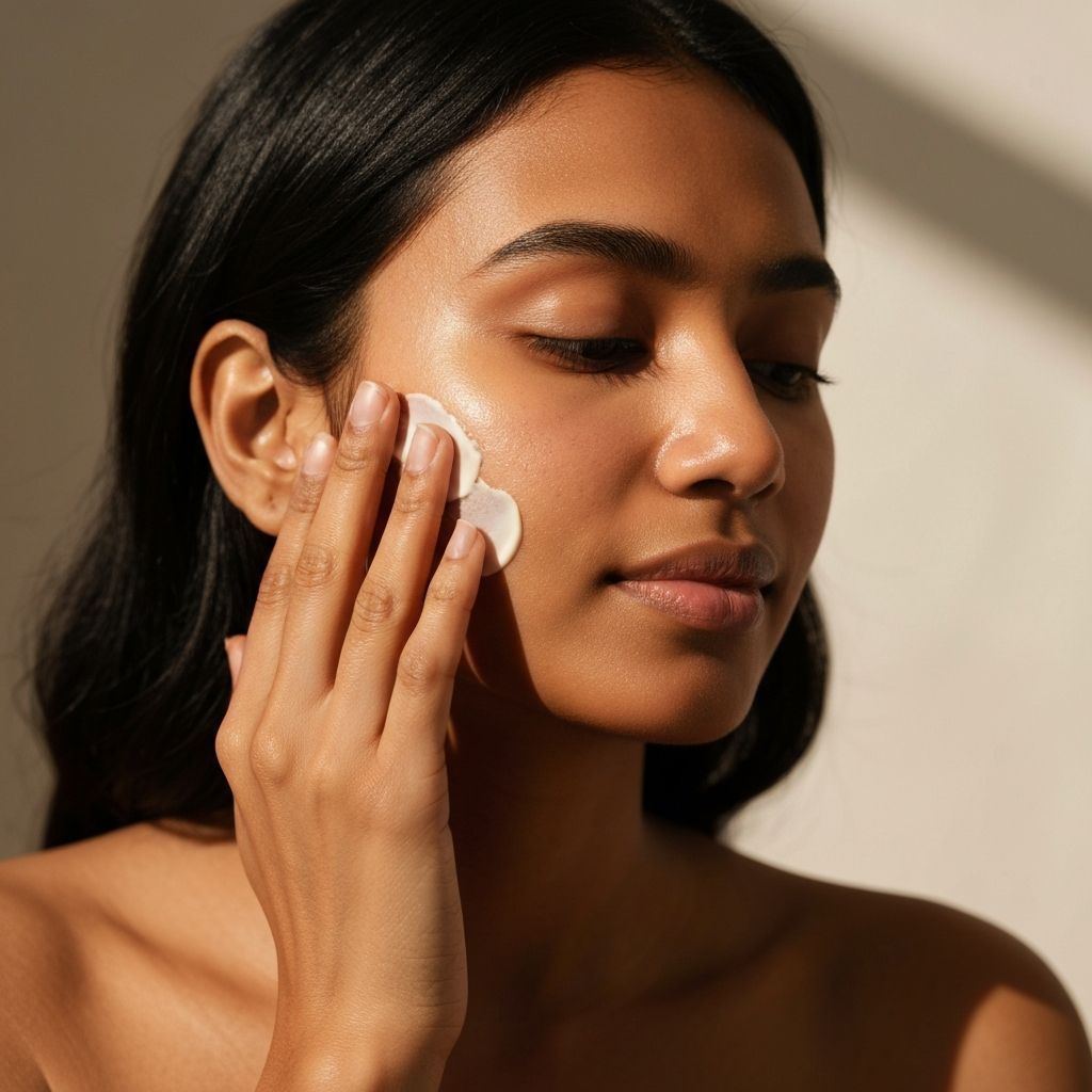 Natural skincare ritual